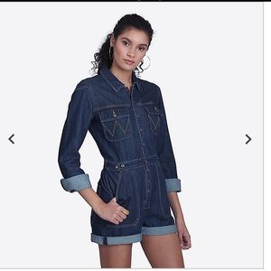 NTW Wrangler denim romper size S